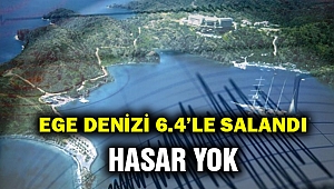 Datça, 6.4'lük depremi hasarsız atlattı
