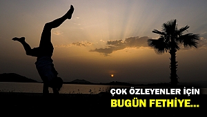 Fethiye'de ressamları kıskandıran tablo...