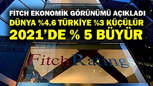 Fitch: Türkiye %3 küçülür, seneye %5 büyür...