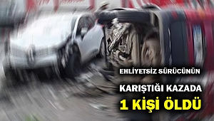 İzmir'de minibüs ve kamyonun çarpıştığı kazada 1 kişi öldü