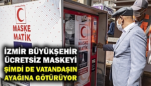İzmir’de şimdi de seyyar maskematik