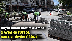 İzmir’de üç ayda 40 futbol sahası büyüklüğünde alan parke kaplandı