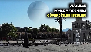 Konak Meydanını uzaylılar mı bastı? İşte sosyal medyada büyük beğeni toplayan o video!
