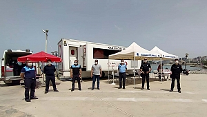 Kuşadası zabıtasından hayat kurtaran destek