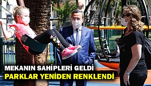 Mekanın sahibi geldi, parklar renklendi