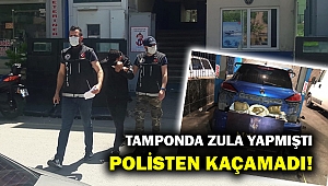 Otomobilin tamponundan 6 kilogram uyuşturucu çıktı