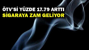 Sigaranın ÖTV'si yüzde 17,79 arttı... Sigaraya zam geliyor!