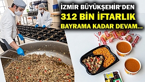 Üç haftada 312 bin kişilik iftar paketi dağıtıldı