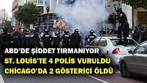 ABD'nin St. Louis kentindeki protestolarda 4 polis vuruldu