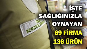 Bakanlık, gıdada taklit ve tağşiş yapan 69 firmanın 136 ürününü açıkladı