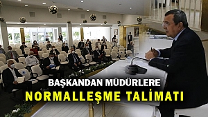 Başkan Batur müdürlerine yeni dönem startını verdi