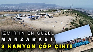 Başkan Kılıç çevre gönüllüleriyle 3 kamyon çöp topladı
