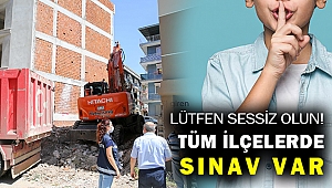Buca'da inşaatlar ve gürültülü iş kolları LGS için uyarıldı