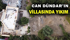 Can Dündar'ın Bodrum'daki villasında yıkım...