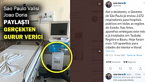 Çin'den solunum cihazı tedarik edemeyen Brezilya Türkiye'ye yöneldi