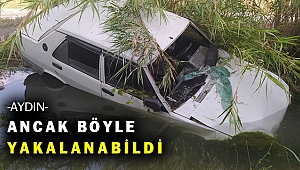 'Dur' ihtarına uymadı, kovalamaca sulama kanalında bitti