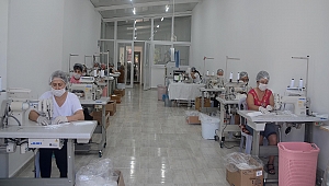 EMEK ATÖLYELERİ MASKE ÜRETİM REKORU KIRDI