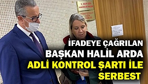 Gaziemir Belediye Başkanı Halil Arda adli kontrol şartıyla serbest!