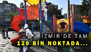 İzmir’de 120 bin noktada virüs önlemi