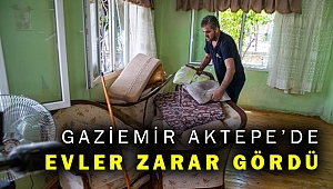 İzmir'de sağanak yağış; Gaziemir ve Karabağlar'da hasar var