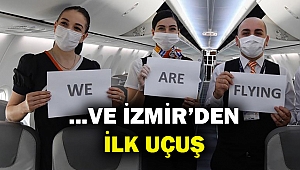 Kısıtlama sonrası İzmir'den ilk uçuşu SunExpress'ten...