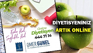 KUŞADASI BELEDİYESİ’NDEN “ONLINE DİYETİSYEN” HİZMETİ