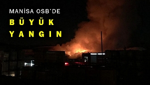 Manisa Organize Sanayi Bölgesinde yangın çıktı