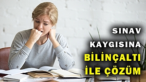 Sınav kaygısına bilinçaltı modeli ile çözüm