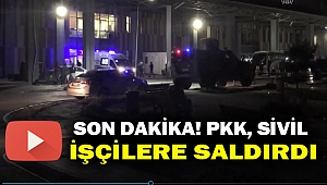 Son Dakika! PKK yol işçilerine saldırdı: 2 şehit 8 yaralı...