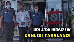 Urla'da hırsızlık zanlısı tutuklandı