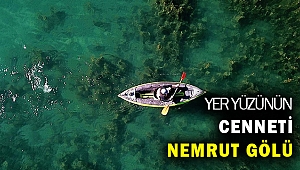 'Yeryüzü cenneti' Nemrut Krater Gölü'nde normalleşme bereketi