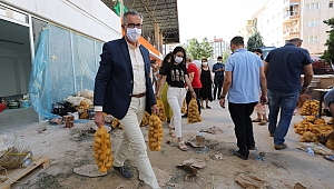 10 ton patates ihtiyaç sahiplerine dağıtılmaya başlandı
