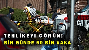 ABD'de günlük Kovid-19 vaka sayısı rekor artışla 50 bini geçti