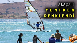 Alaçatı, yeniden sörf tutkunlarıyla şenlendi