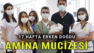 Amine bebek umudun sembolü oldu