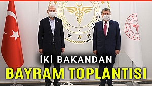 Bakanlar Koca ve Soylu Kovid-19'u görüştü