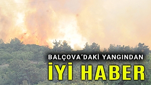 Balçova'daki yangından iyi haber