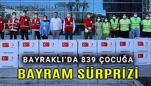 Bayraklı'da 839 çocuğa bayramlık