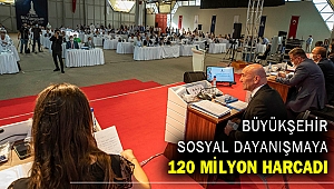Büyükşehir sosyal dayanışmaya 120 milyon harcadı