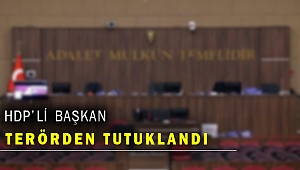 HDP'li belediye başkanı terörden tutuklandı