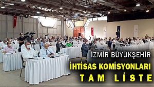 İzmir Büyükşehir encümen ve komisyonlarına kimler seçildi?