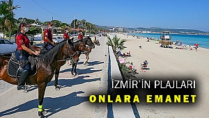 İzmir'in plajları atlı polis birliklerine emanet