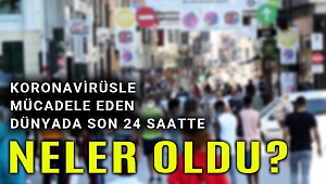 Koronavirüs salgınında dünyada son 24 saat