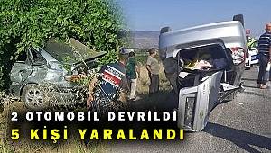 Manisa'da kaza 5 kişi yaralandı