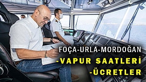 Mordoğan, Foça ve Urla gemi seferleri başladı