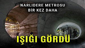 Narlıdere Metrosu'ndaki ikinci tünel üçüncü istasyona ulaştı