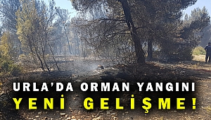 Urla'daki orman yangını ile ilgili flaş gelişme