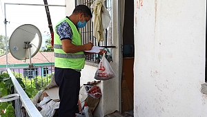 Bayraklı'da 74 aileye 150 kilo et dağıtıldı