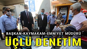 Bayraklı'da 'Sosyal mesafe ve maske' denetimi