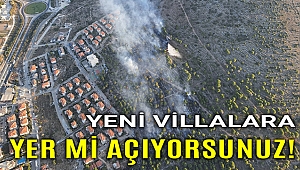 Çeşme'de orman yangını!